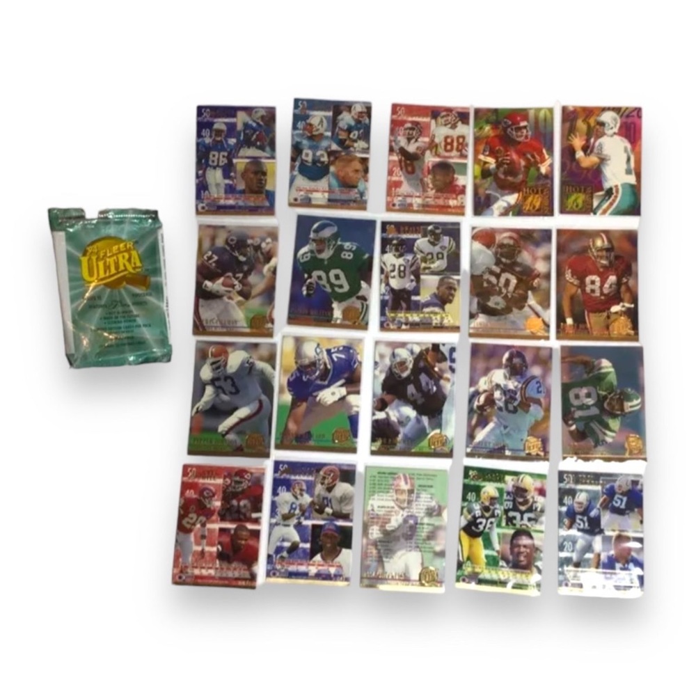 ‘94 Fleer Series II Football Cards (opened pack)